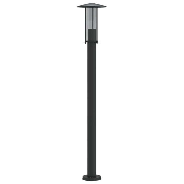Lampada da Terra per Esterni Argento 100 cm in Acciaio Inox 4006355