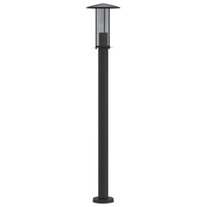Lampada da terra per esterno 100 cm acciaio inox nero 02_0042503