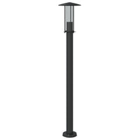 Lampada da Terra per Esterni Argento 100 cm in Acciaio Inox 4006355