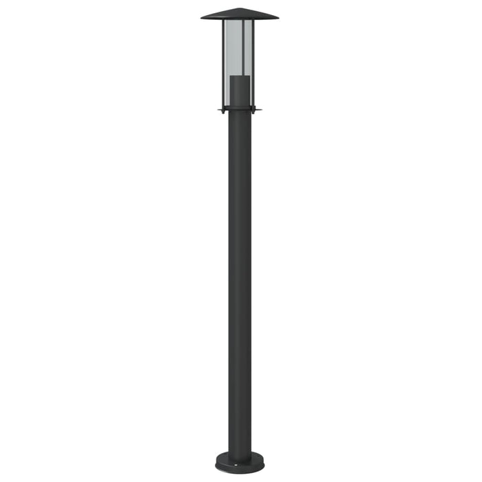 Lampada da Terra per Esterni Argento 100 cm in Acciaio Inox 4006355