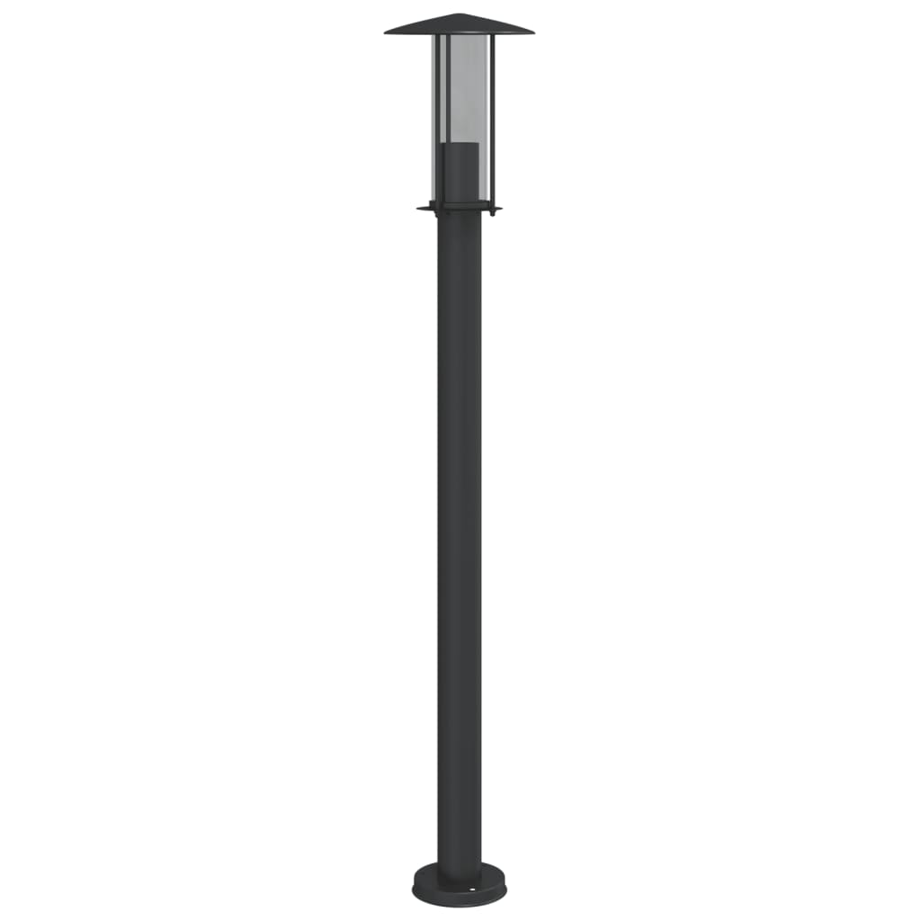 Lampada da Terra per Esterni Argento 100 cm in Acciaio Inox 4006355