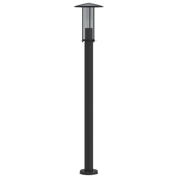 Lampade da terra per esterno 3 pz 100 cm acciaio inox nero 02_0042545