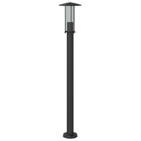 Lampade da terra per esterno 3 pz 100 cm acciaio inox nero 02_0042545