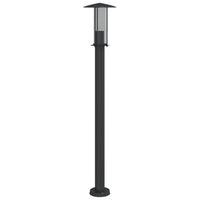 Lampade da terra per esterno 3 pz 100 cm acciaio inox nero 02_0042545