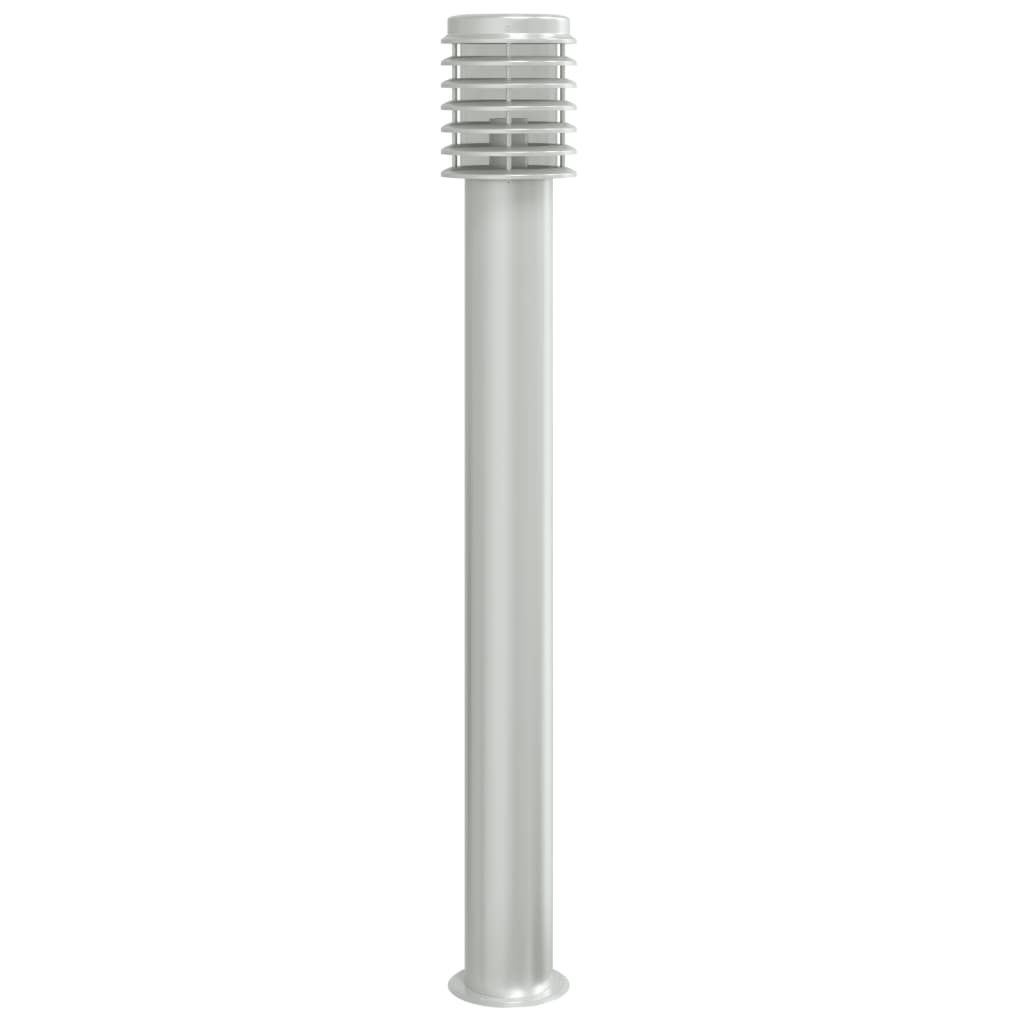 Lampada da Terra per Esterni Argento 110 cm in Acciaio Inox 4006359