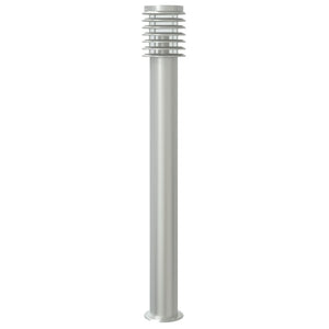 Lampada da terra per esterni con sensore argento in acciaio inox Silver 02_0042525