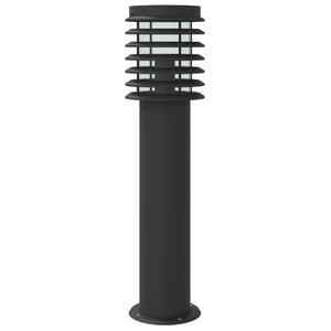 Lampade da Terra per Esterni Sensore 3 pz Nere 60 cm Acciaio 4006370