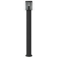 Lampade da Terra per Esterni Sensore Nere 3 pz 110 cm Acciaio 4006372