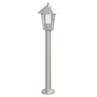 Lampada da Terra per Esterni Argento 80 cm in Acciaio Inox 4006381