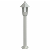 Lampade da Terra per Esterni 3 pz Argento 80 cm in Acciaio Inox 4006382