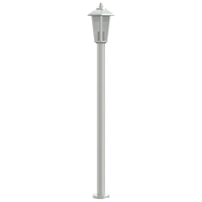 Lampada da Terra per Esterni Argento 120 cm in Acciaio Inox 4006383