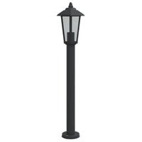 Lampada da Terra per Esterni Nera 80 cm in Acciaio Inox 4006385