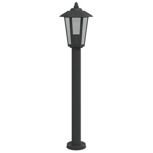 Lampada da Terra per Esterni Nera 80 cm in Acciaio Inox 4006385