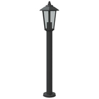 Lampada da Terra per Esterni Nera 80 cm in Acciaio Inox 4006385