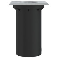 Luce per Esterni Quadrata Nera 10,5x10,5cm Alluminio Pressofuso