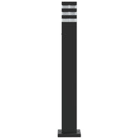 vidaXL Lampada da Terra per Esterni Nera 80 cm in Alluminio