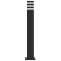 vidaXL Lampade da Terra per Esterni 3pz Nere 80 cm in Alluminio