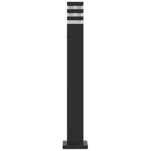 vidaXL Lampade da Terra per Esterni 3pz Nere 80 cm in Alluminio