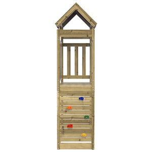 Torre da Gioco con Arrampicata 110,5x52,5x215cm Pino Impregnato 845913