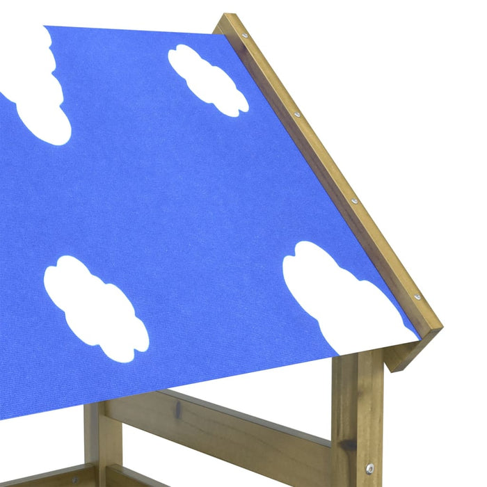 Torre da Gioco con Arrampicata 110,5x52,5x215cm Pino Impregnato 845913