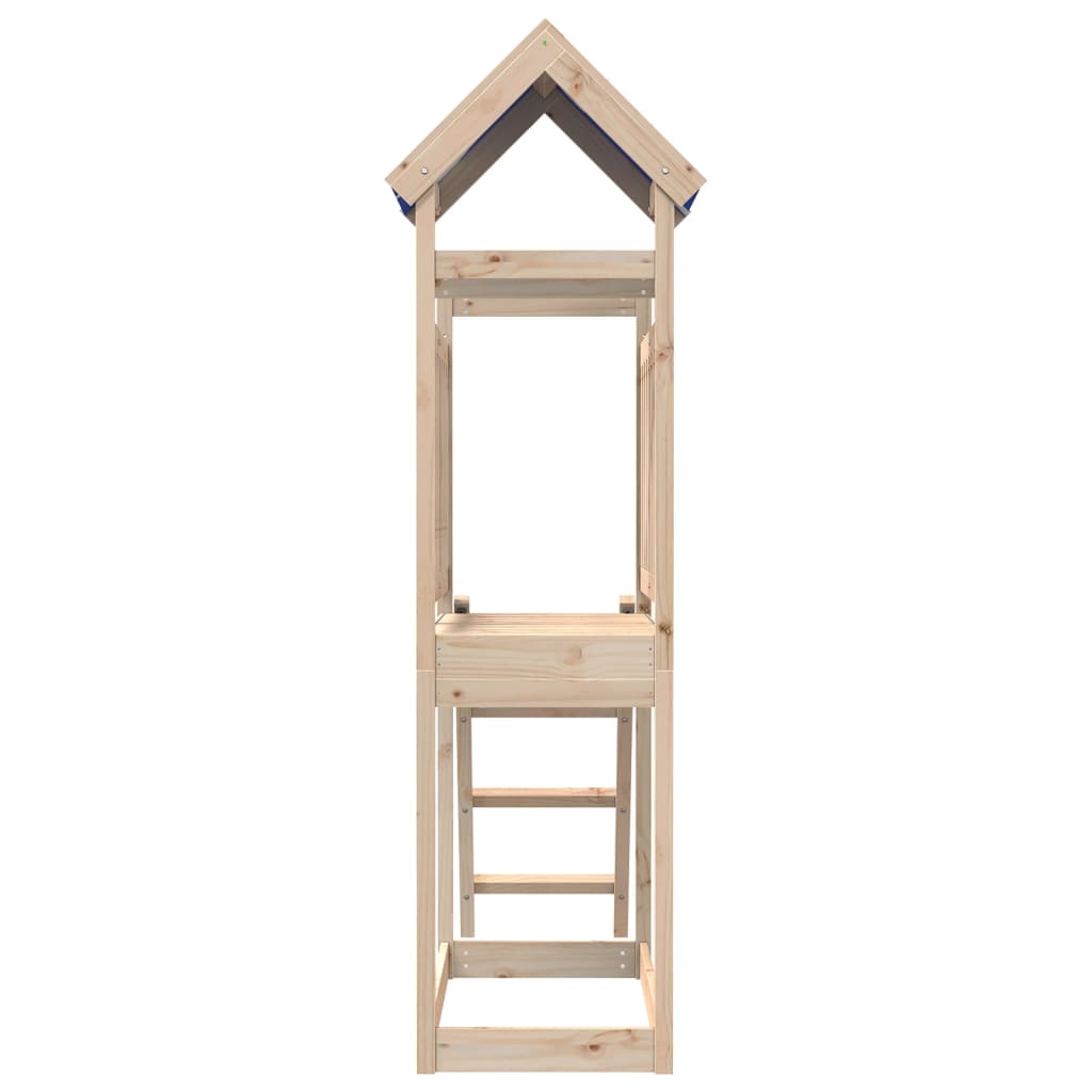 Torre Gioco con Scaletta 110,5x52,5x215cm Legno Massello Pino 845920
