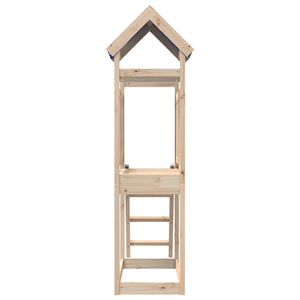 Torre Gioco con Scaletta 110,5x52,5x215cm Legno Massello Pino 845920