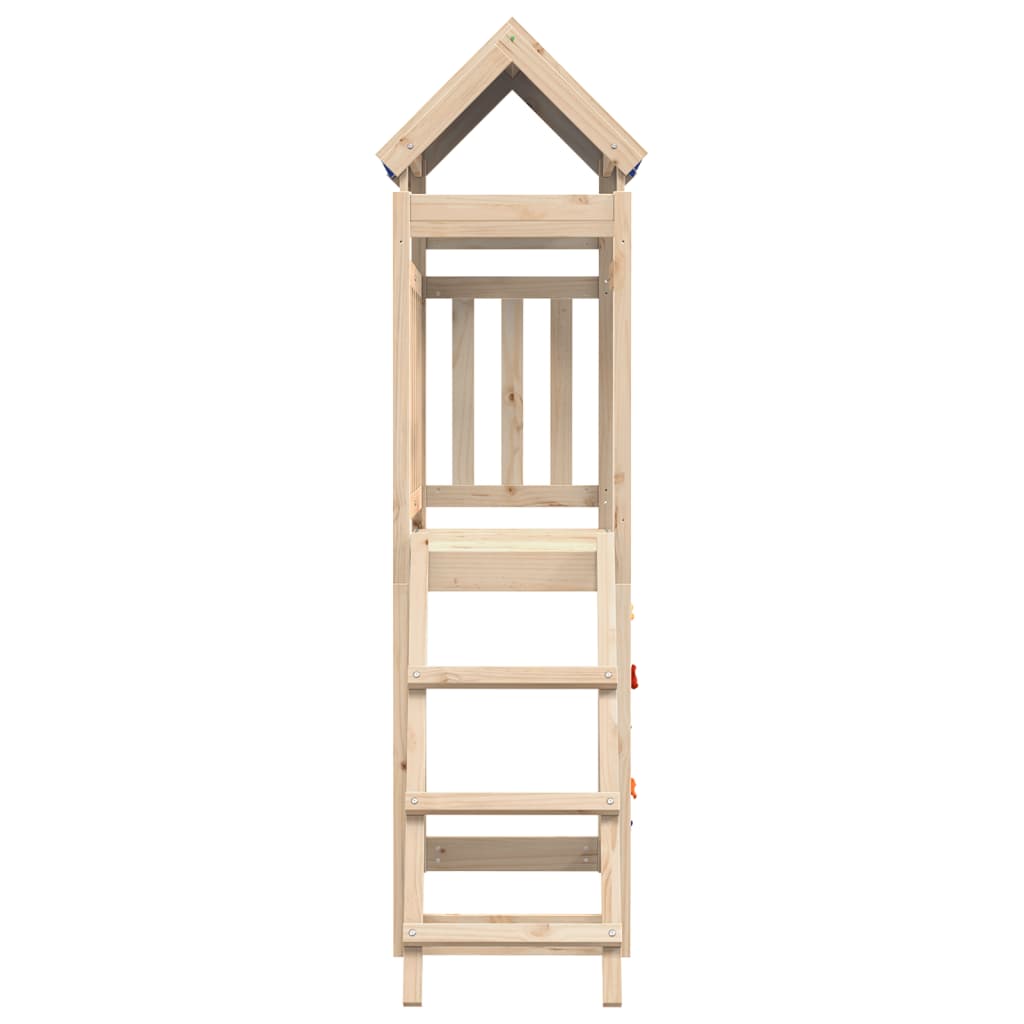 Torre da Gioco con Arrampicata 110,5x52,5x215 cm Massello Pino 845923