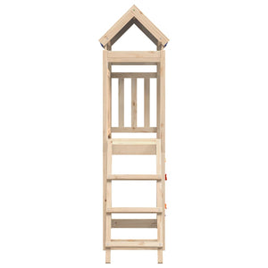 Torre da Gioco con Arrampicata 110,5x52,5x215 cm Massello Pino 845923