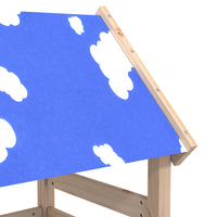 Torre da Gioco con Arrampicata 110,5x52,5x215 cm Massello Pino 845923