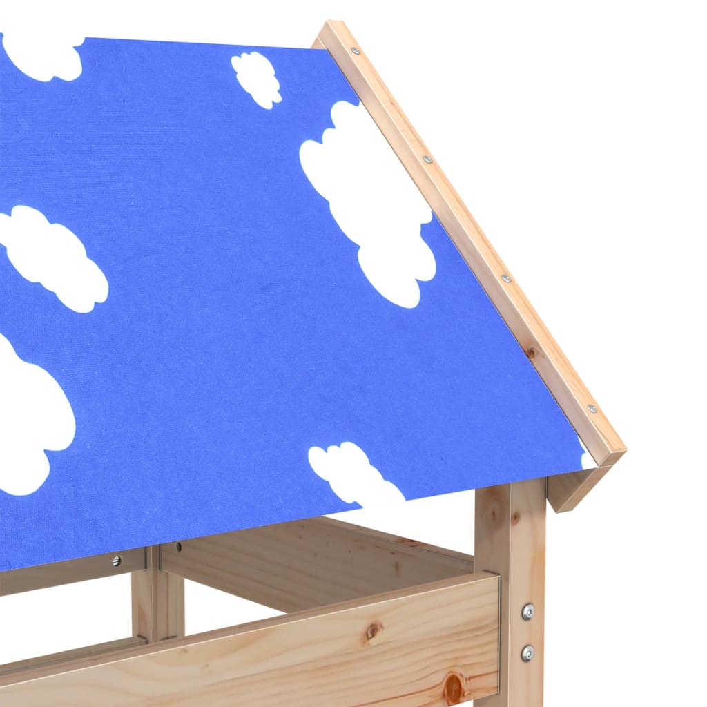 Torre da Gioco 85x52,5x239 cm in Legno Massello di Pino 845938