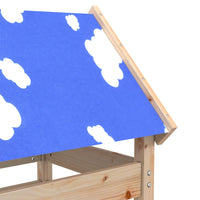 Torre da Gioco 85x52,5x239 cm in Legno Massello di Pino 845938