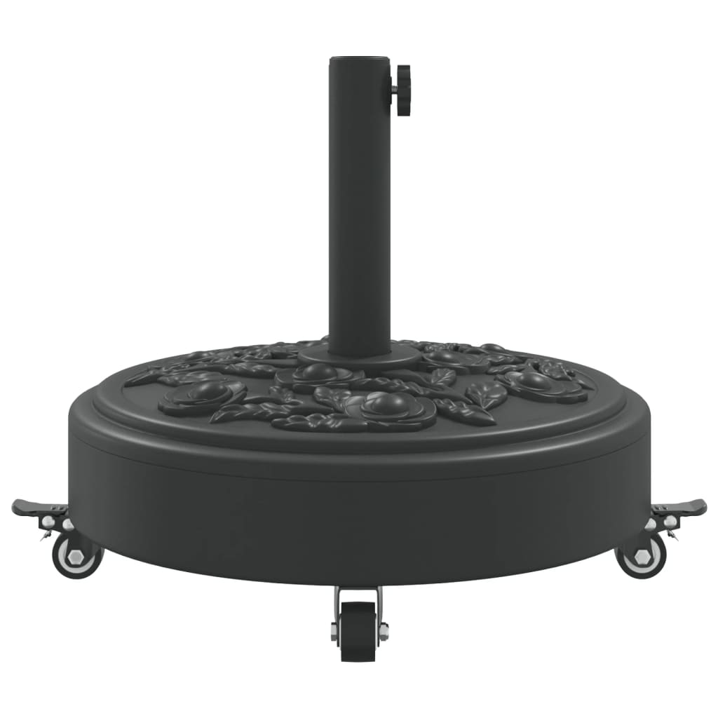 Base per Ombrellone con Ruote per Pali Ø38/48 mm 27 kg Rotonda