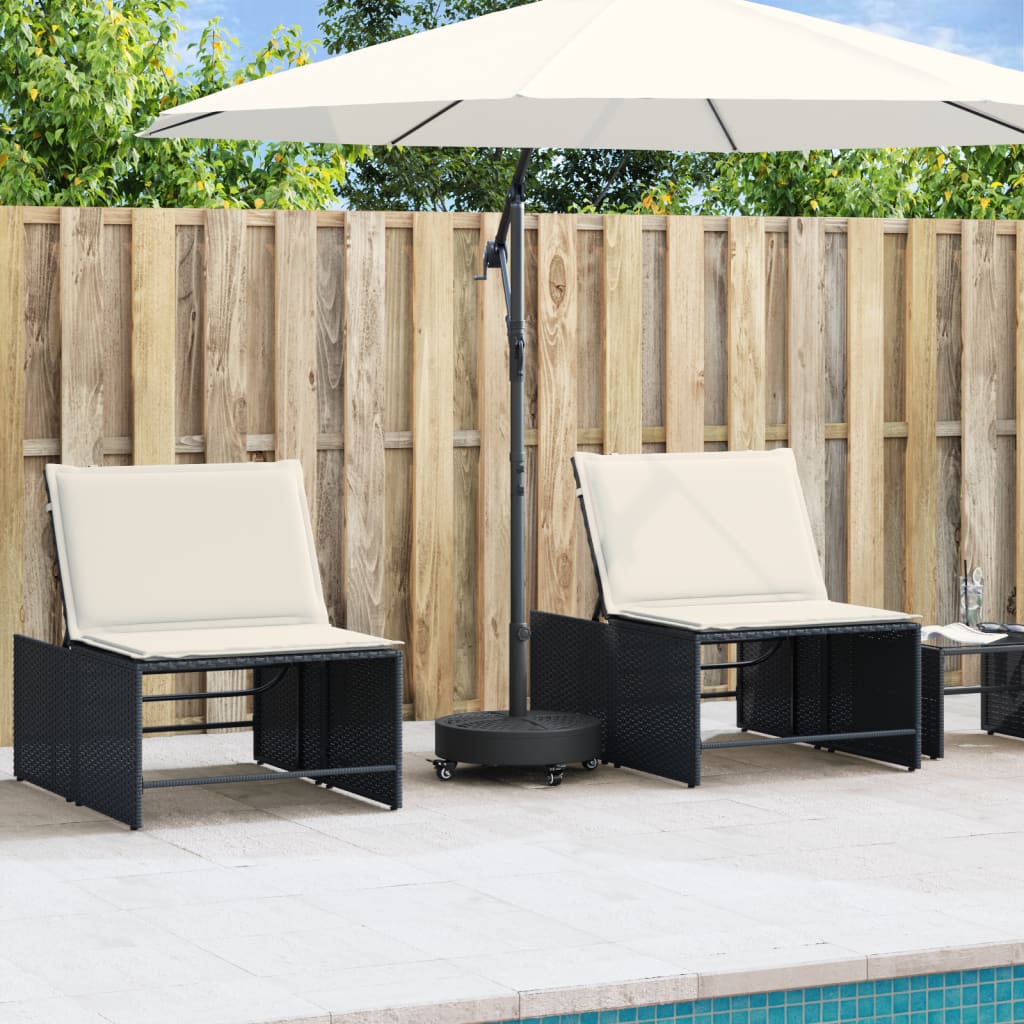 Base per Ombrellone con Ruote per Pali Ø38/48 mm 27 kg Rotonda 4007985