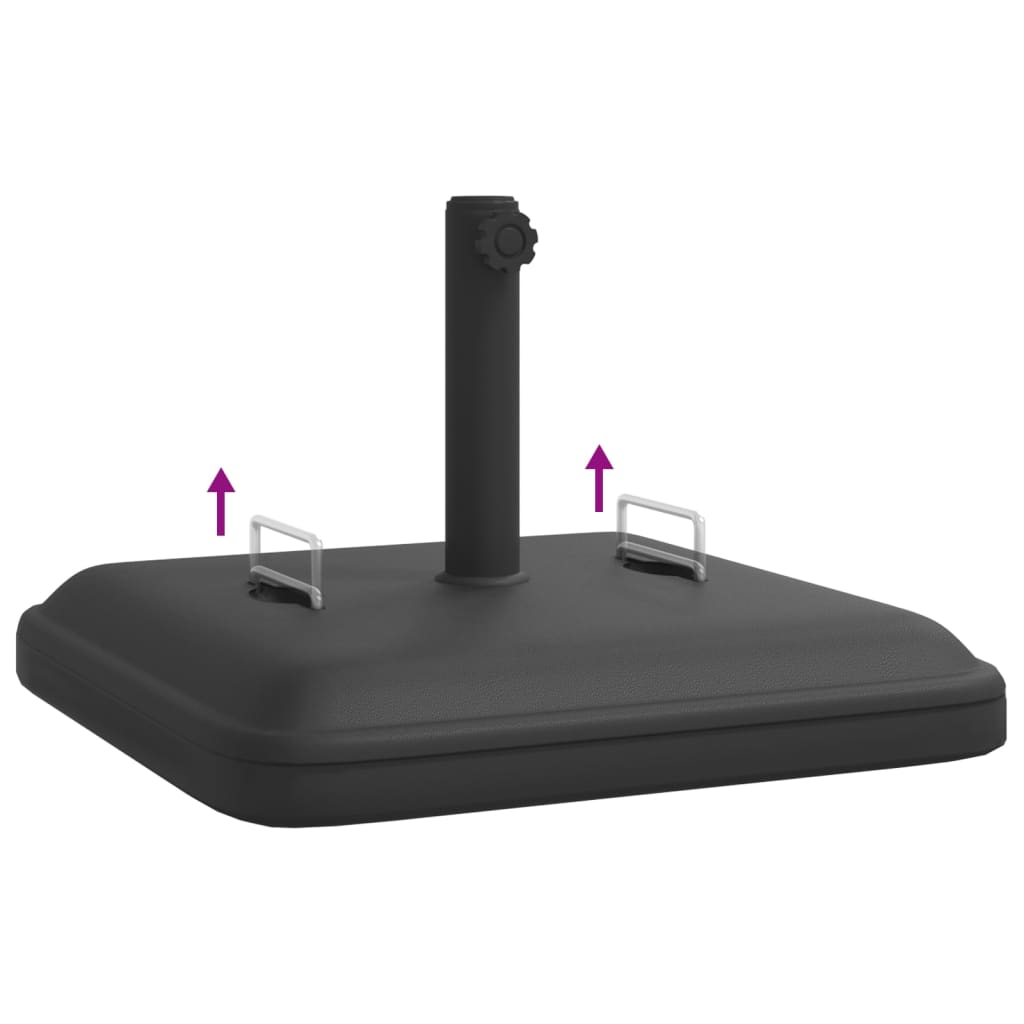 Base per Ombrellone con Manici per Pali Ø38/48 mm 27kg Quadrata 4007987