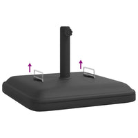 Base per Ombrellone con Manici per Pali Ø38/48 mm 27kg Quadrata 4007987