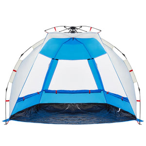 Tenda da Spiaggia 2Persone Azzurro Rilascio Rapido Impermeabile 4005290
