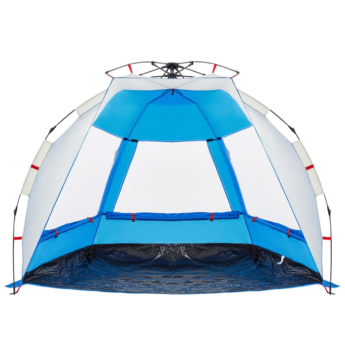 Tenda da Spiaggia 2Persone Azzurro Rilascio Rapido Impermeabile 4005290