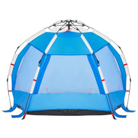 Tenda da Spiaggia 2Persone Azzurro Rilascio Rapido Impermeabile