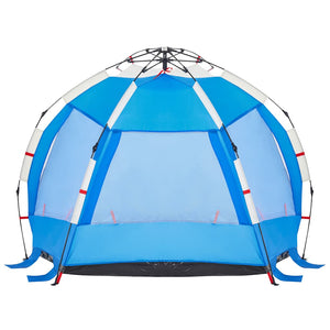 Tenda da Spiaggia 2Persone Azzurro Rilascio Rapido Impermeabile