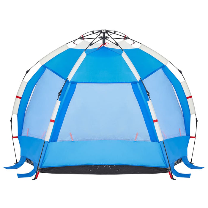 Tenda da Spiaggia 2Persone Azzurro Rilascio Rapido Impermeabile