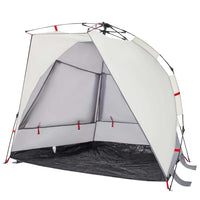 Tenda da Spiaggia 2 Persone Grigio Rilascio Rapido Impermeabile 4005292