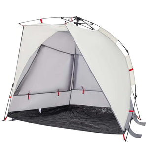 Tenda da Spiaggia 2 Persone Grigio Rilascio Rapido Impermeabile 4005292