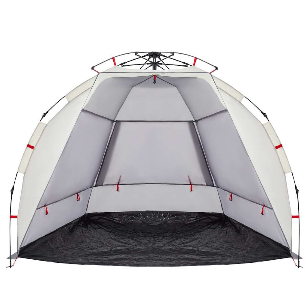 Tenda da Spiaggia 2 Persone Grigio Rilascio Rapido Impermeabile 4005292