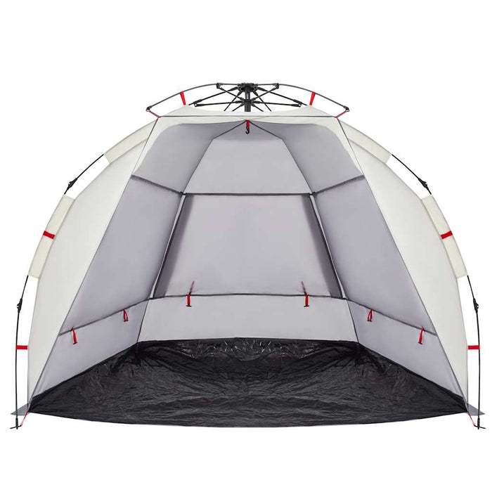Tenda da Spiaggia 2 Persone Grigio Rilascio Rapido Impermeabile 4005292