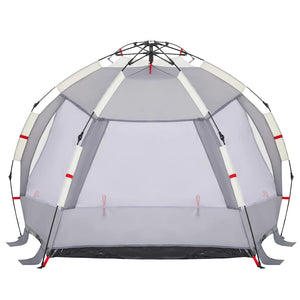 Tenda da Spiaggia 2 Persone Grigio Rilascio Rapido Impermeabile 4005292