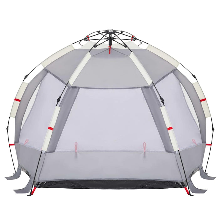 Tenda da Spiaggia 2 Persone Grigio Rilascio Rapido Impermeabile 4005292