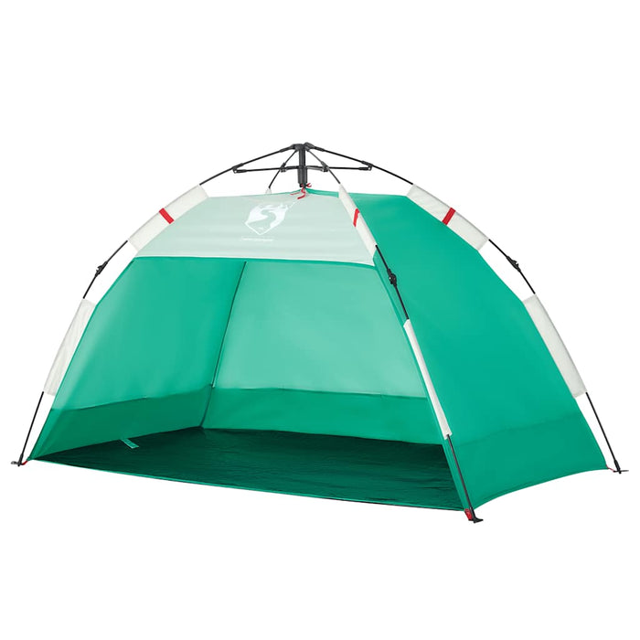Tenda da Spiaggia 2 Persone Verde Rilascio Rapido Impermeabile 4005294