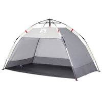 Tenda da Spiaggia 2 Persone Grigio Rilascio Rapido Impermeabile 4005295
