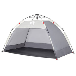 Tenda da Spiaggia 2 Persone Grigio Rilascio Rapido Impermeabile 4005295