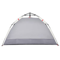 Tenda da Spiaggia 2 Persone Grigio Rilascio Rapido Impermeabile 4005295